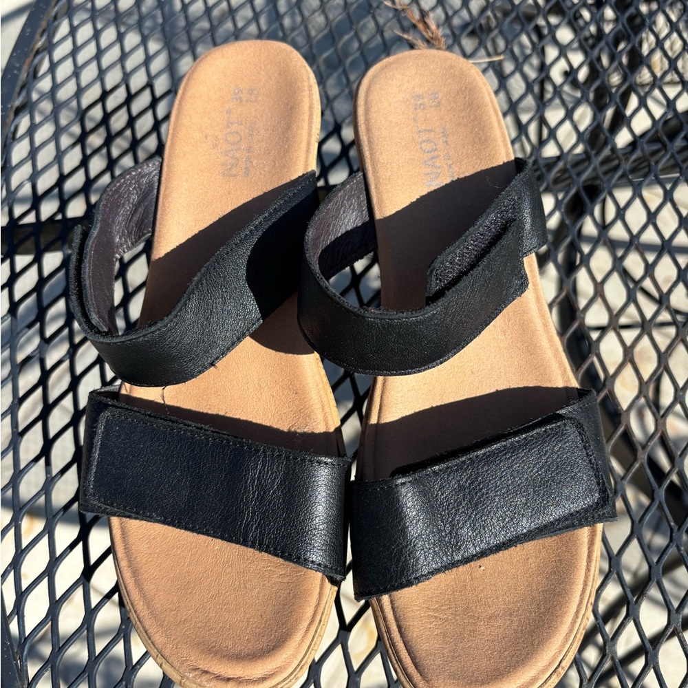 Black Strappy Sandals